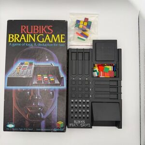 Rubik's Brain Game Vintage 1983 Ideal Puzzle Incomplete Missing Parts